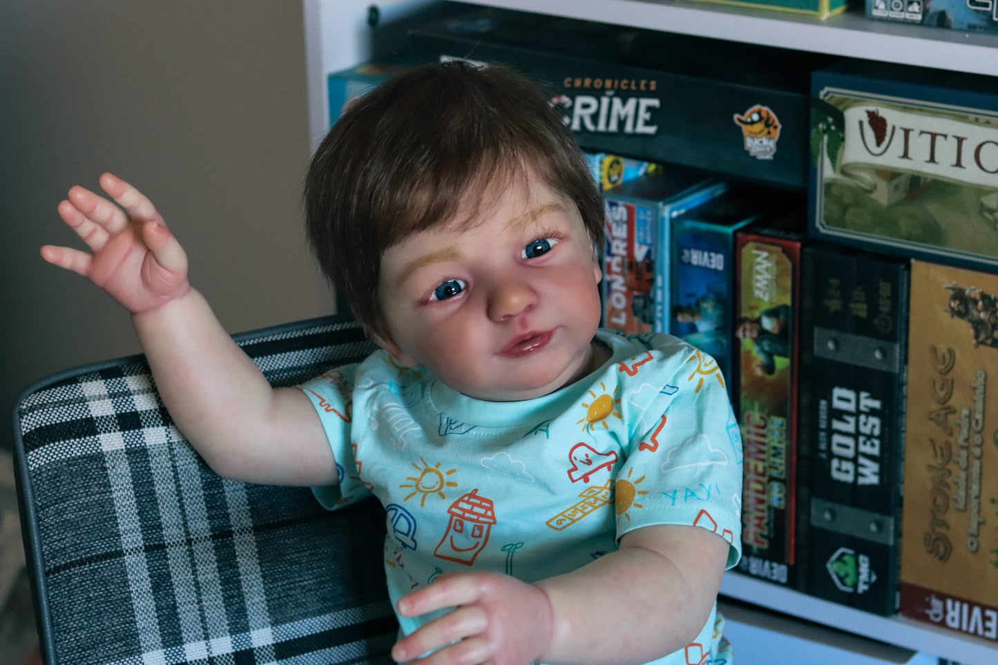 Reborn toddler Vito by Laura Tuzio Ross (custom made)