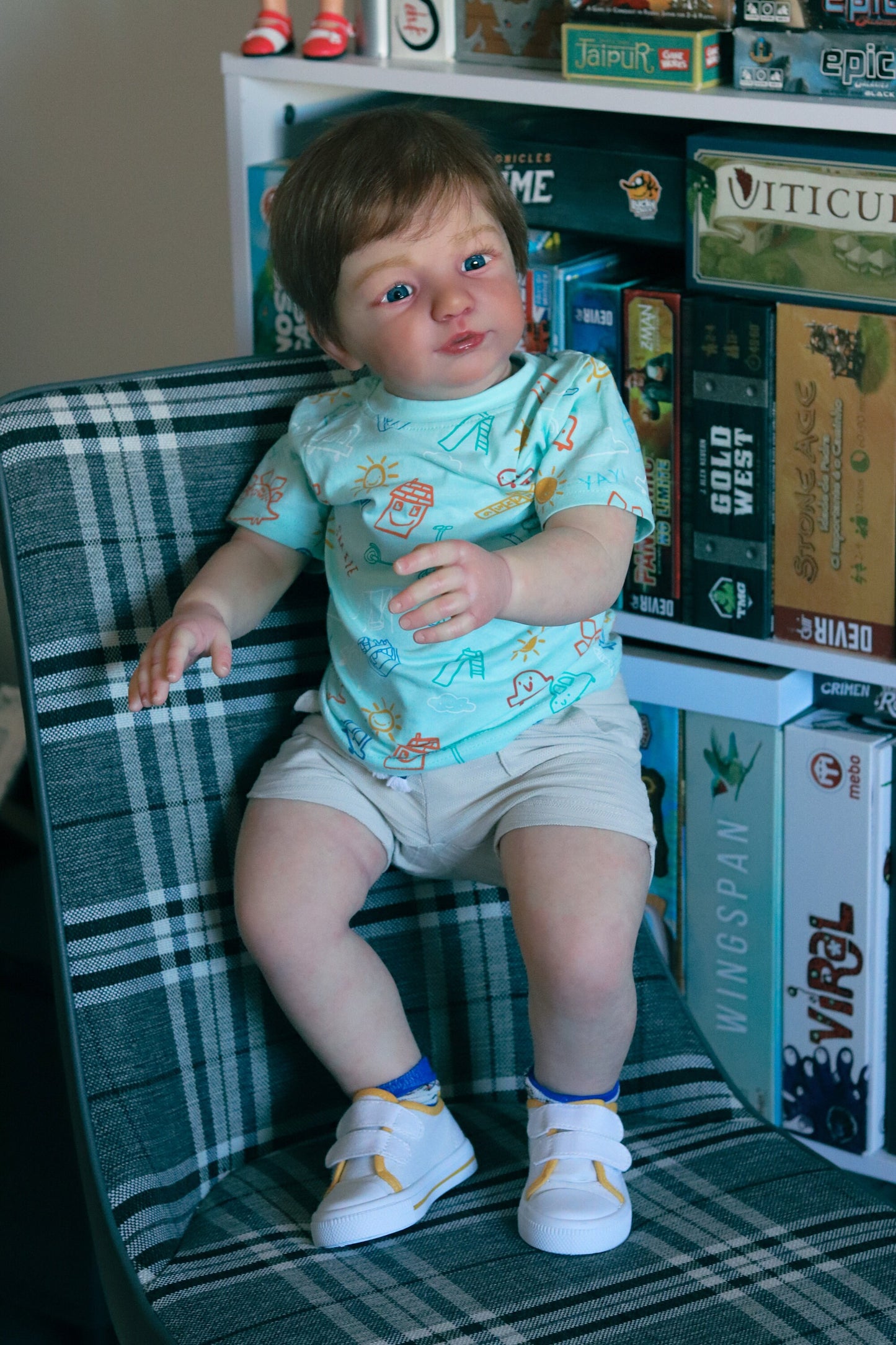 Reborn toddler Vito by Laura Tuzio Ross (custom made)