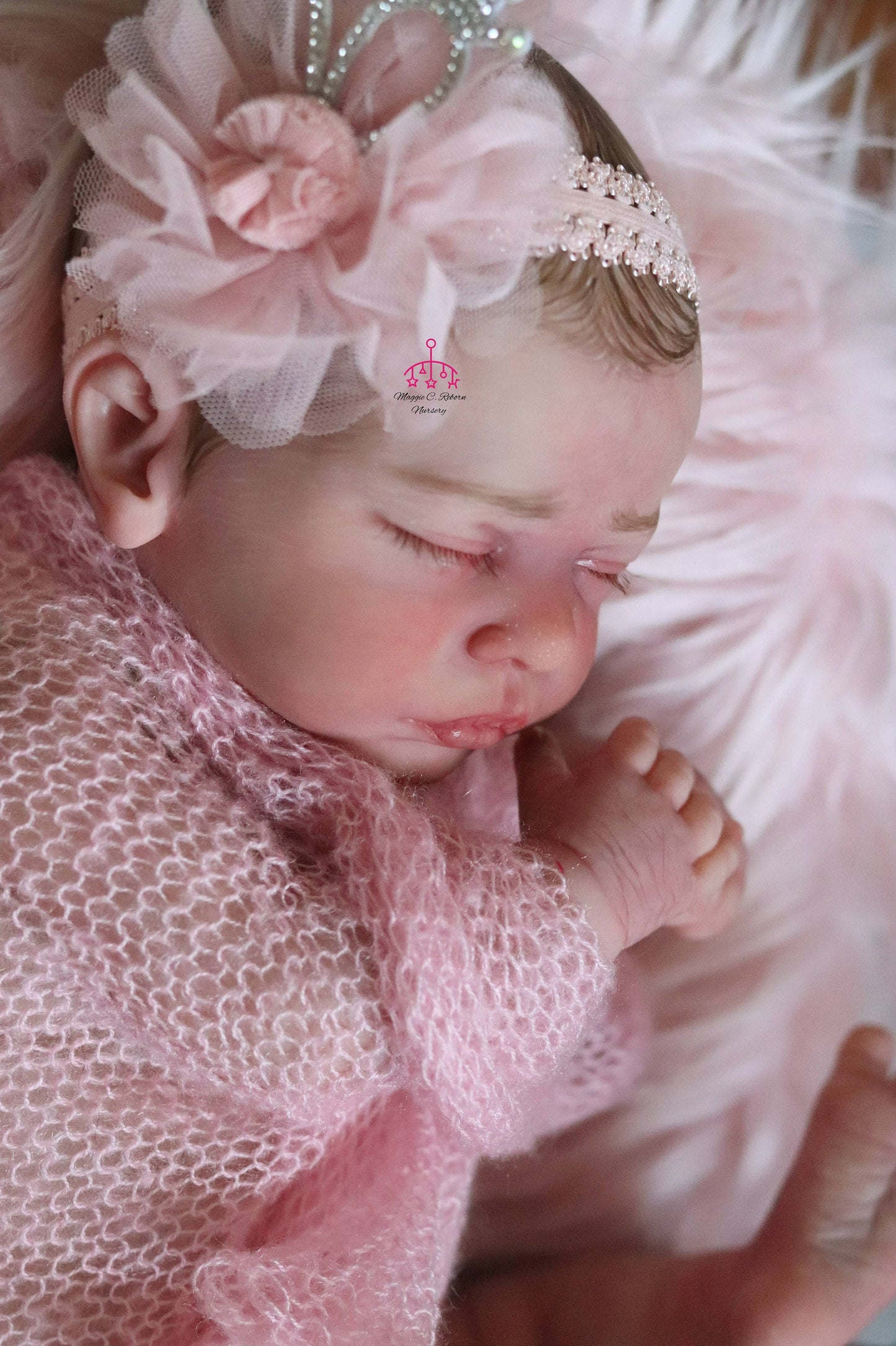 Sofia Closed closed eyes custom order reborn baby
