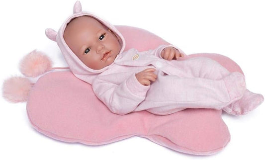 Guca doll full vinil body with pink blanket