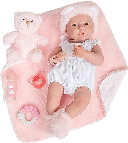 JCTOYS / Berenger doll full vinil body with pink Blanket