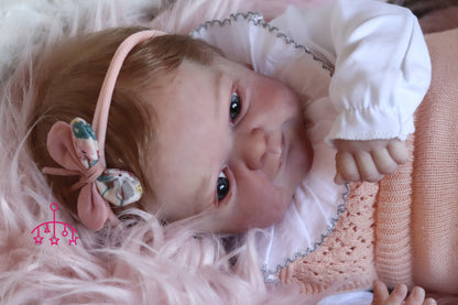 Filipa open eyes custom order reborn baby