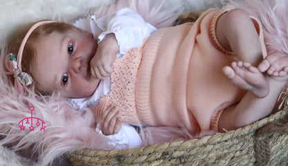 Filipa open eyes custom order reborn baby