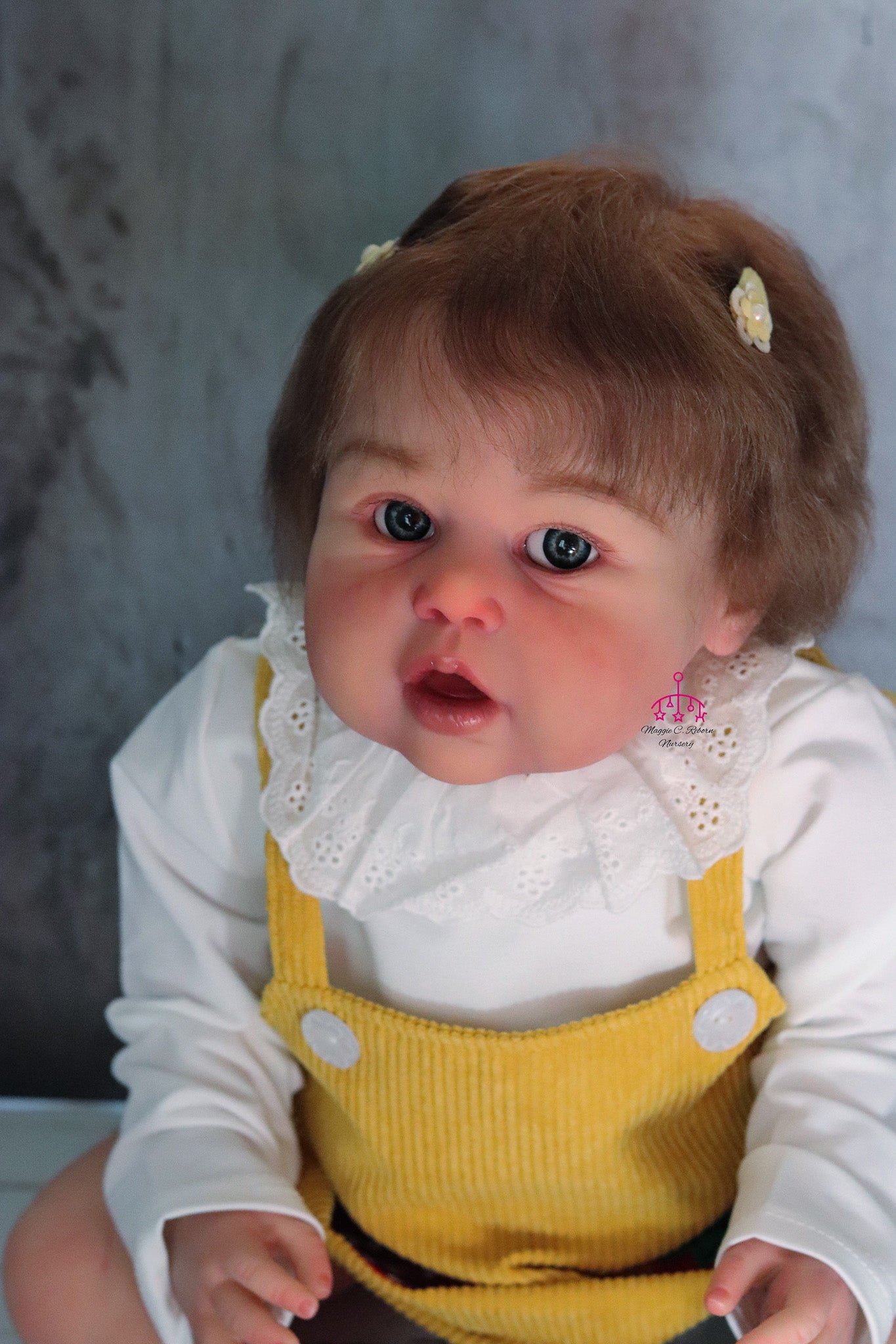 Violeta open eyes custom order Reborn baby Todder