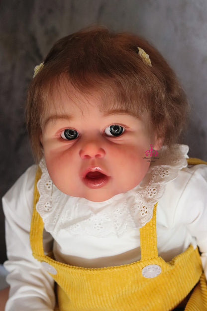 Violeta open eyes custom order Reborn baby Todder