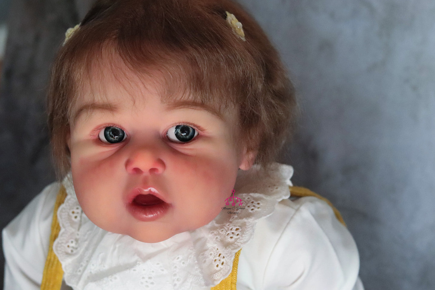 Violeta open eyes custom order Reborn baby Todder