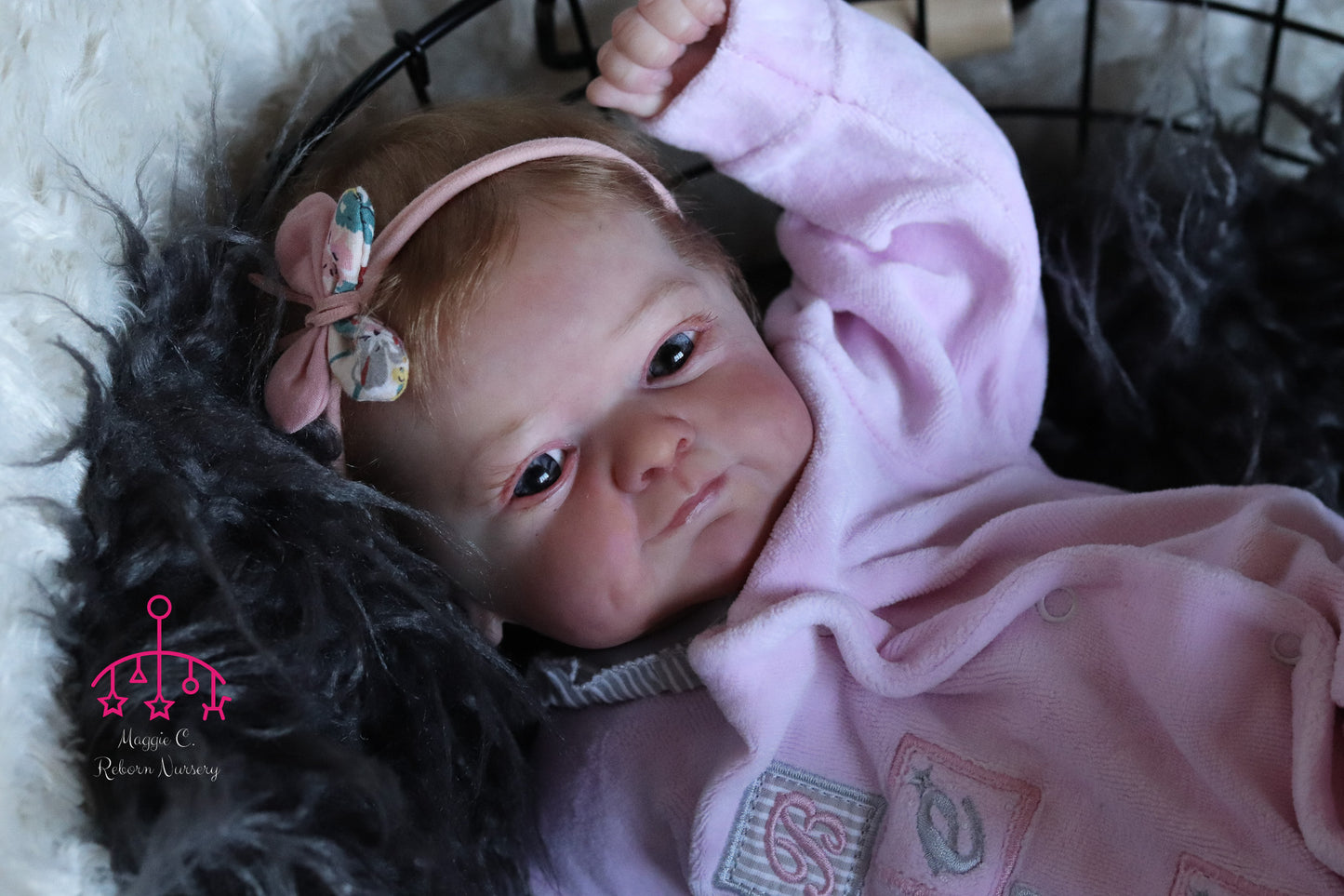 Filipa open eyes custom order reborn baby