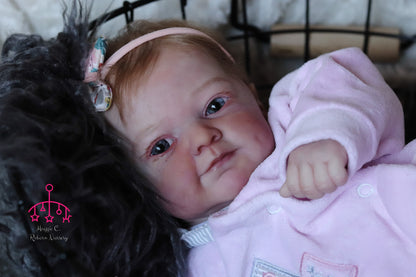 Filipa open eyes custom order reborn baby