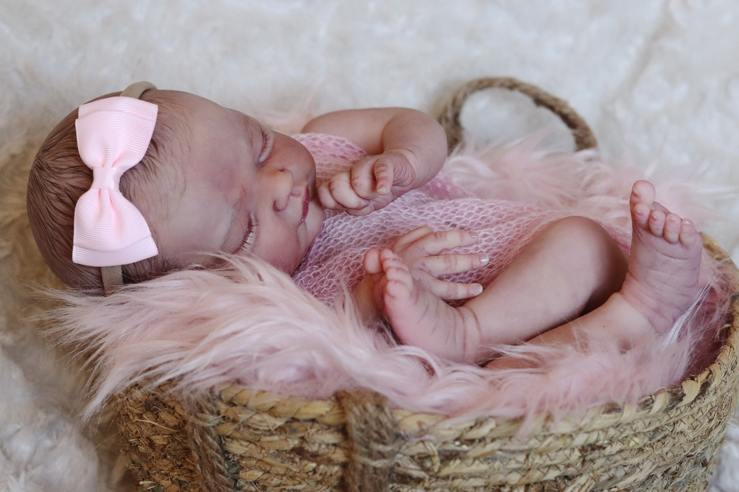 Paula closed eyes custom order reborn baby