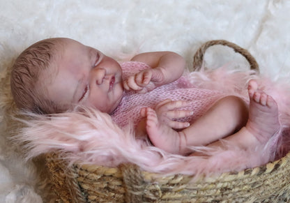 Paula closed eyes custom order reborn baby