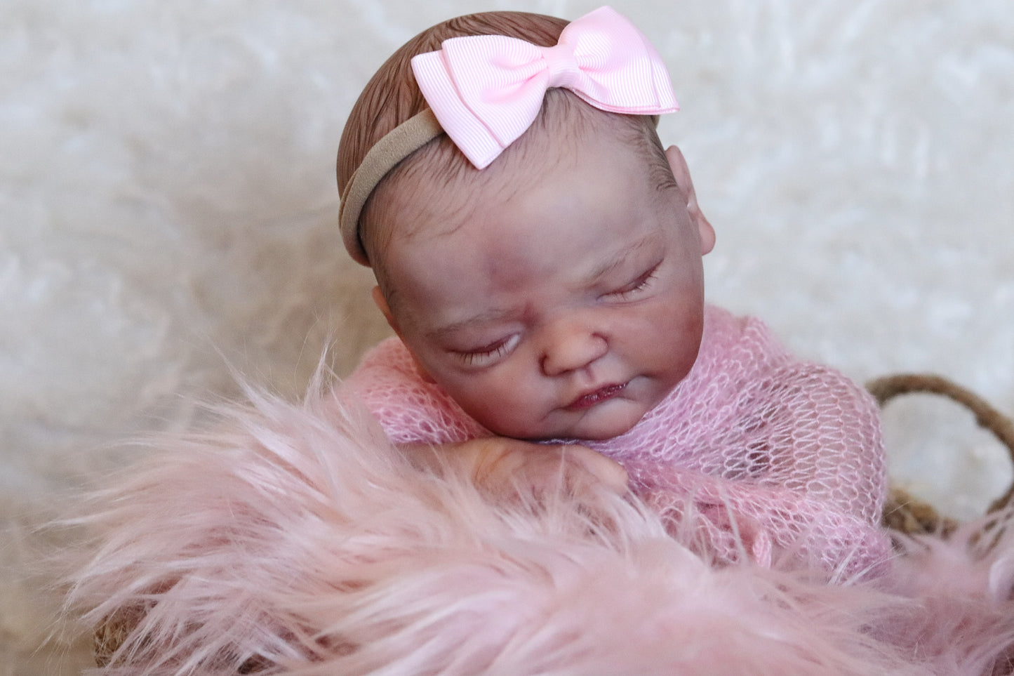 Paula closed eyes custom order reborn baby