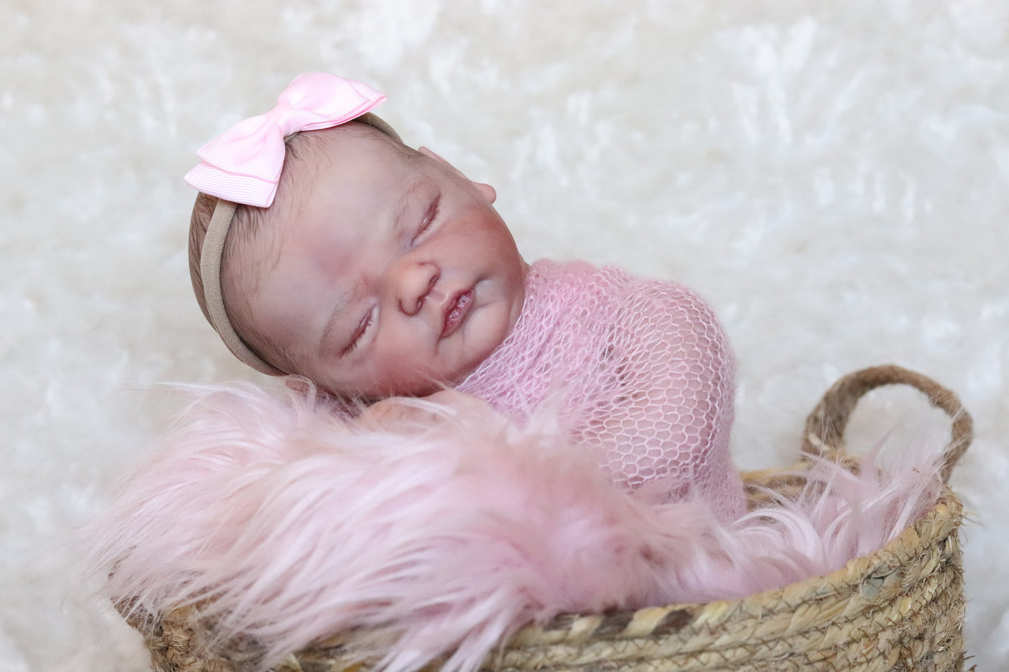 Paula closed eyes custom order reborn baby