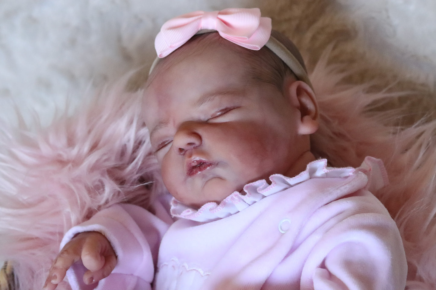 Paula closed eyes custom order reborn baby