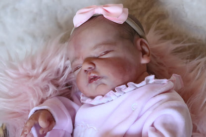 Paula closed eyes custom order reborn baby