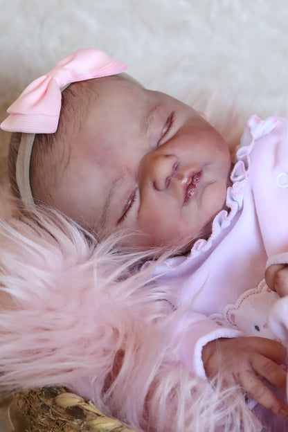 Paula closed eyes custom order reborn baby