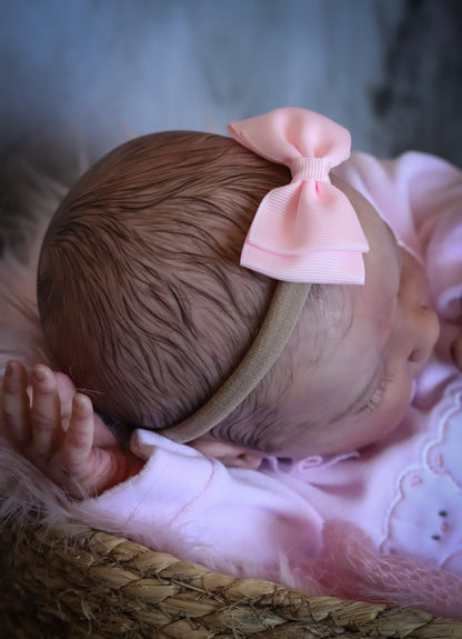 Paula closed eyes custom order reborn baby