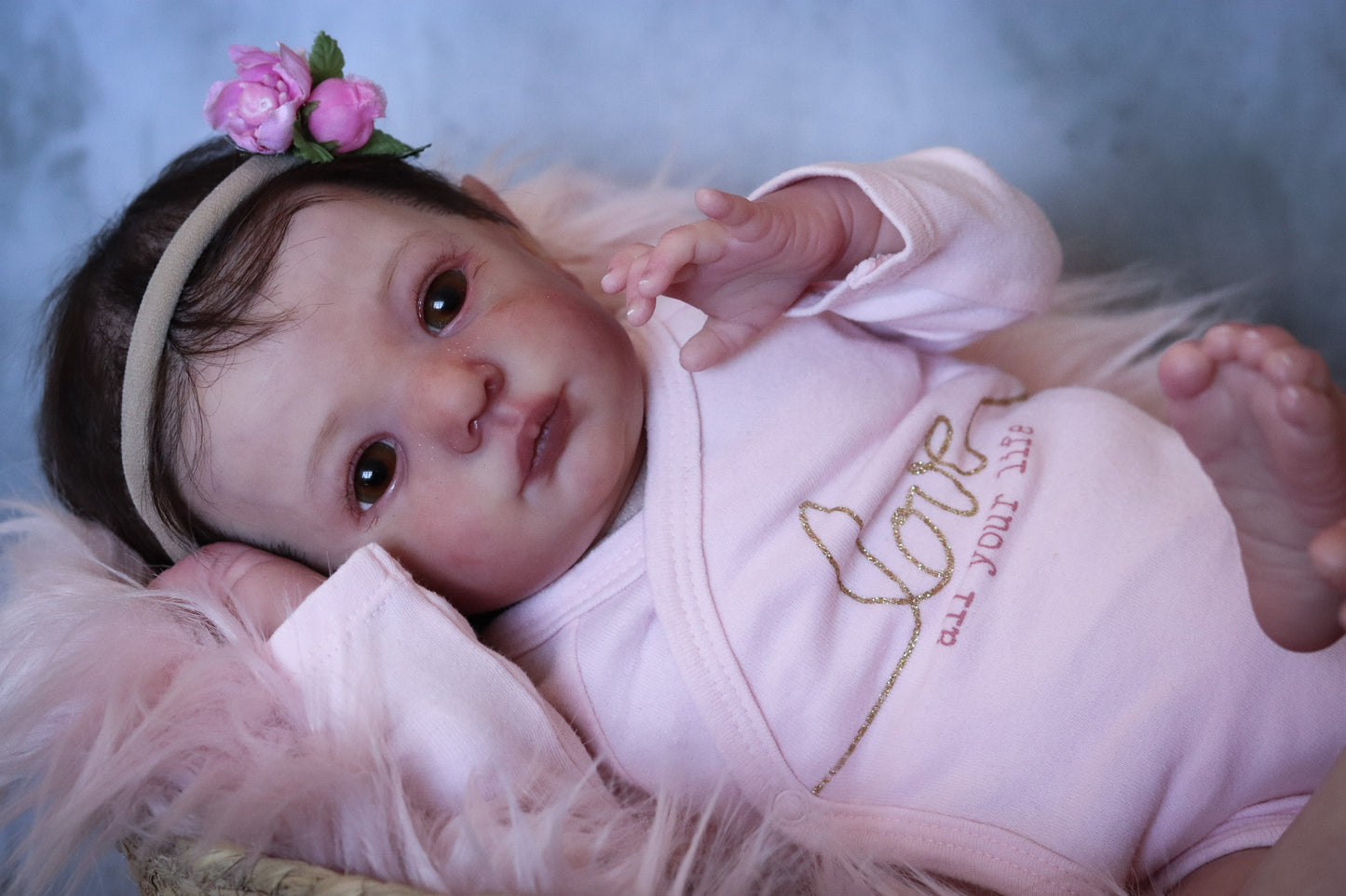 Sol open eyes custom order reborn baby