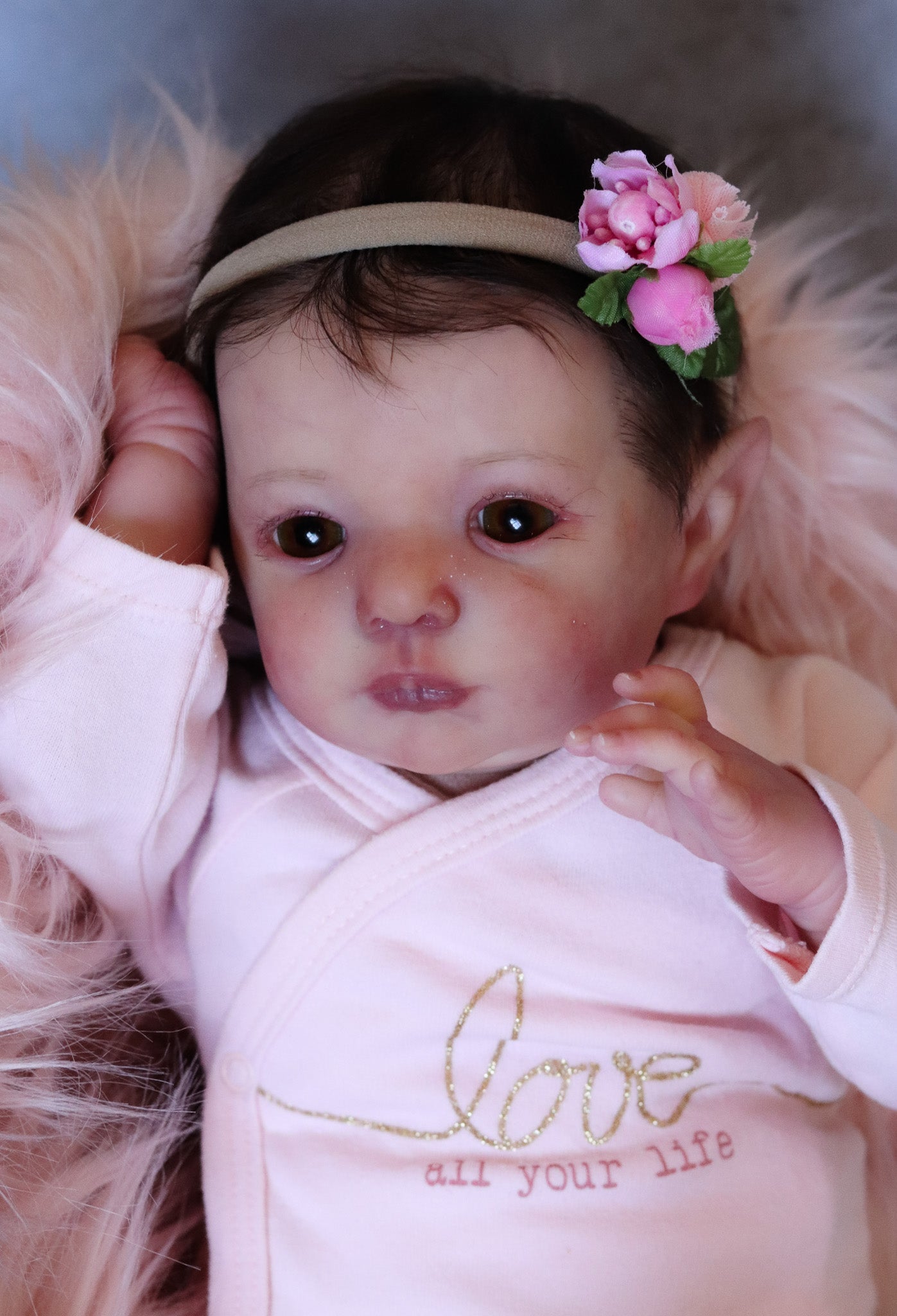 Sol open eyes custom order reborn baby