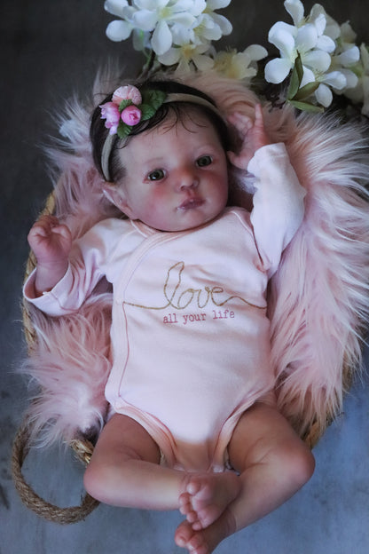 Sol open eyes custom order reborn baby