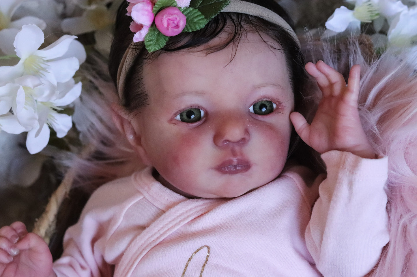 Sol open eyes custom order reborn baby