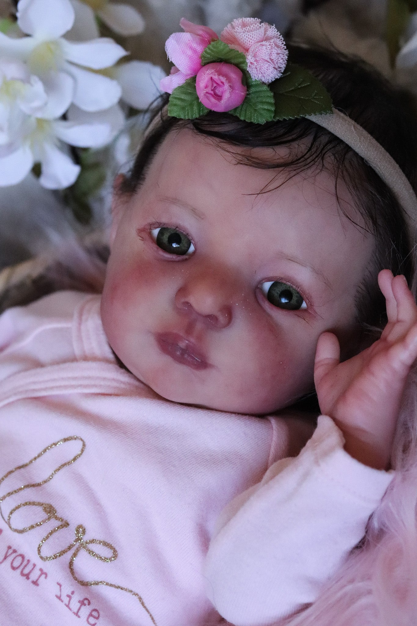 Sol open eyes custom order reborn baby