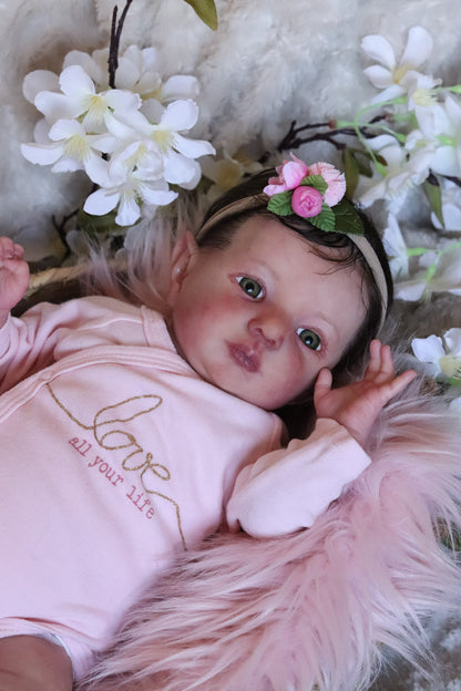 Sol open eyes custom order reborn baby