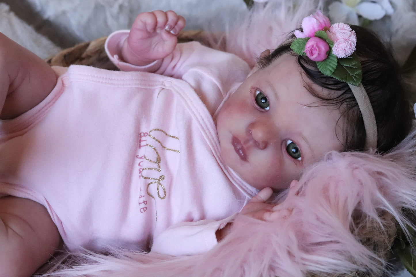 Sol open eyes custom order reborn baby