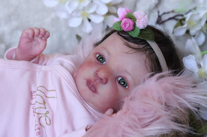 Sol open eyes custom order reborn baby