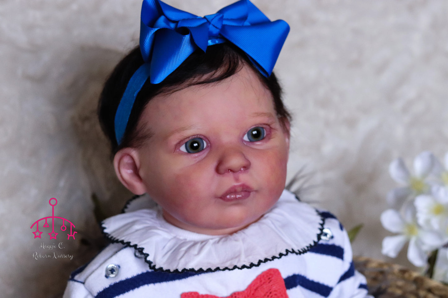 Luana open eyes custom order reborn  baby