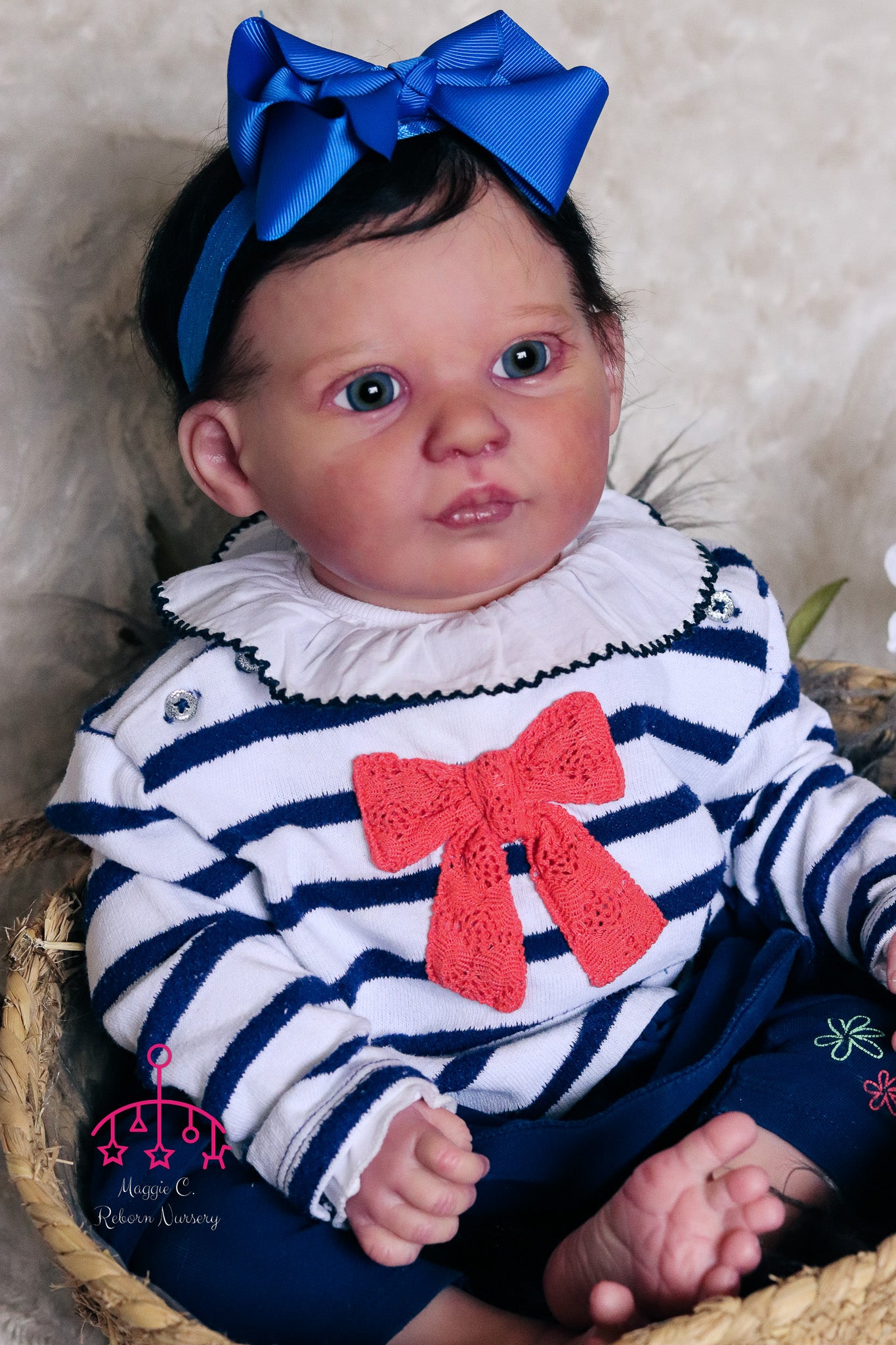 Luana open eyes custom order reborn  baby