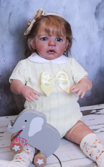 Sandra open eyes custom order reborn  baby