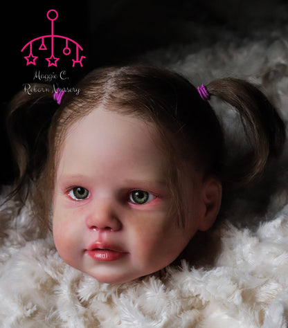 Isabel open eyes custom order Reborn baby Todder