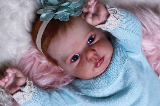 Aurea hand painted Reborn baby doll  ready to go