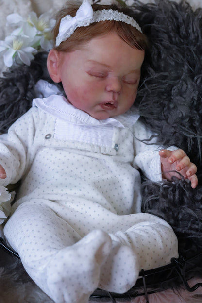 Phoebe hand painted Reborn baby doll  ready to go