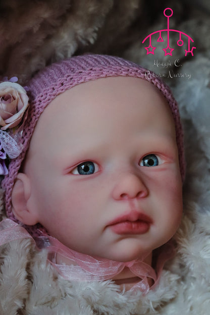 Lilia open eyes custom order reborn baby