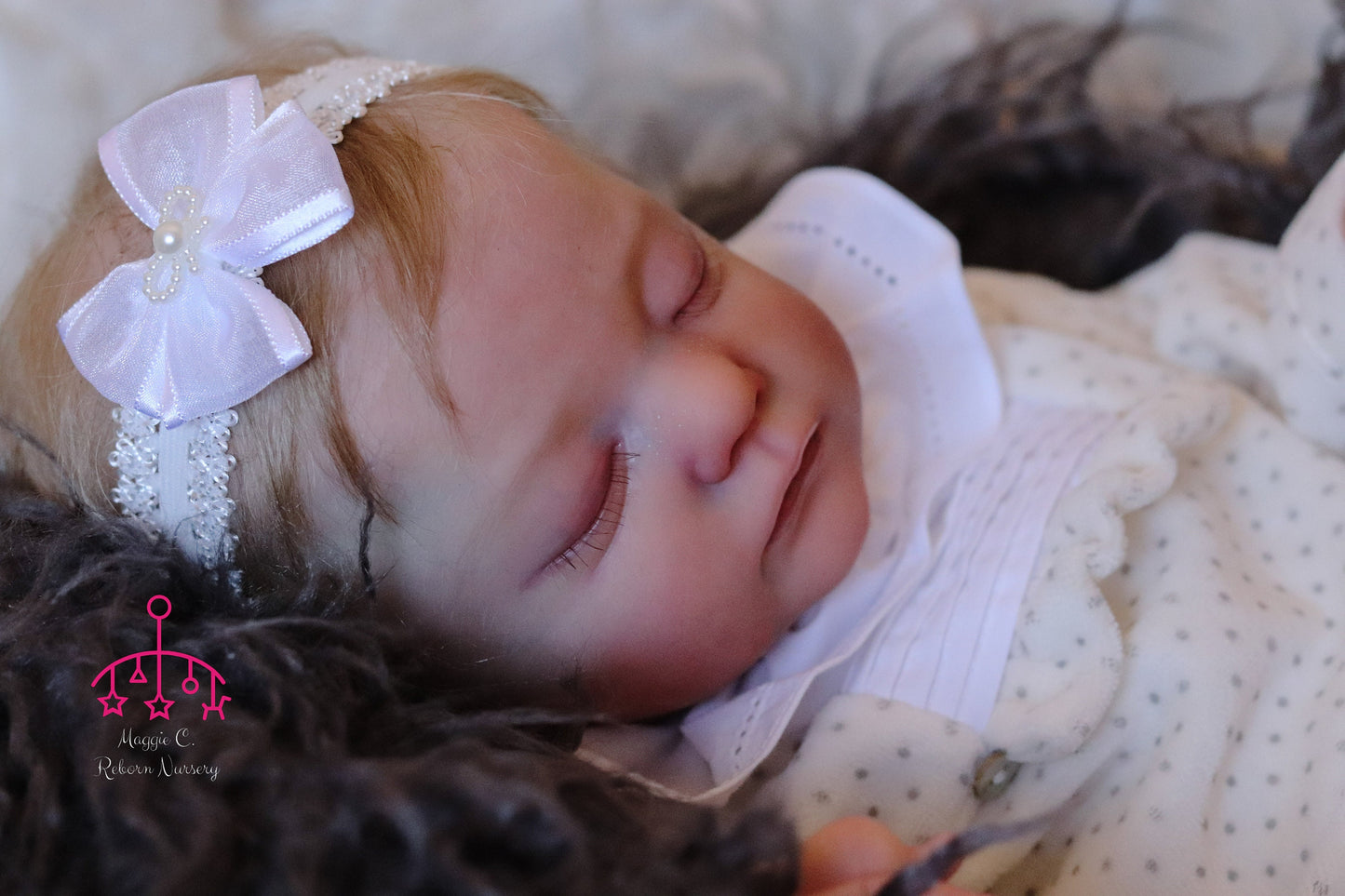 Leonor closed eyes custom order reborn  baby