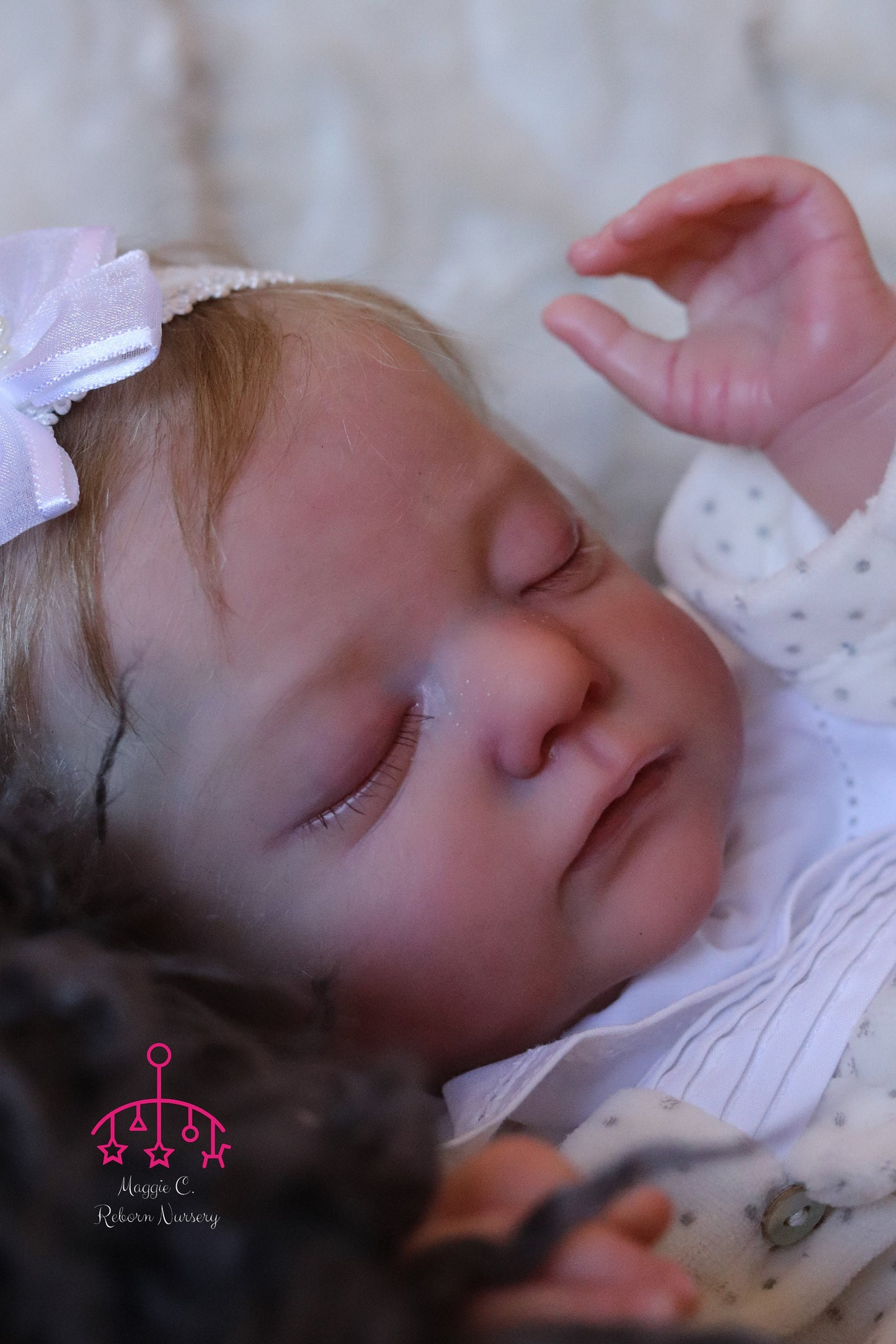 Leonor closed eyes custom order reborn  baby