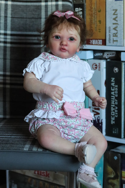 Mariana open eyes custom order Reborn baby