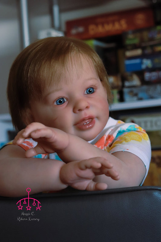 Reborn toddler Katie-Marie by Ann Timmerman (custom made)