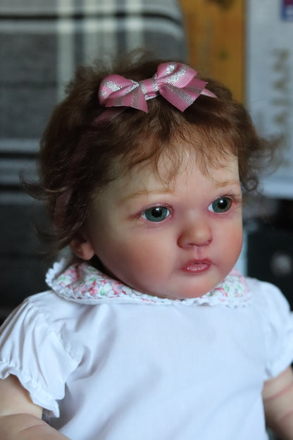 Mariana open eyes custom order Reborn baby