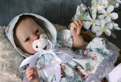 Iris open eyes reborn baby